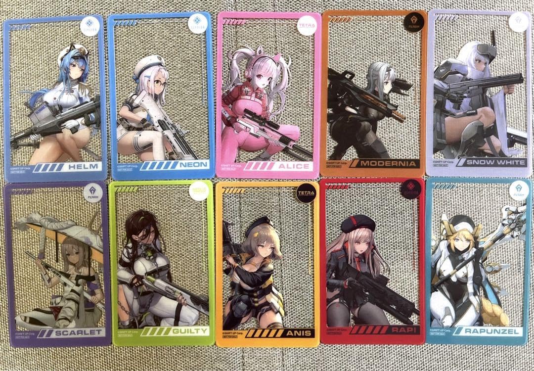 【海外限定】勝利の女神NIKKE ニケ ポップアップ 中国限定 トレカコンプ 韓国限定】勝利の女神NIKKE ニケ 募集チケット Ver.3 コンプ